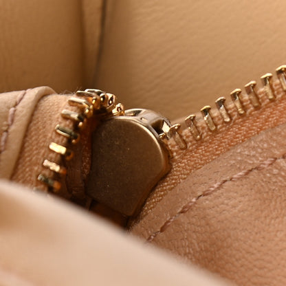Bottega Veneta Lambskin Maxi Intreccio Padded Chain Cassette Crossbody Bag Almond 4 of 20
