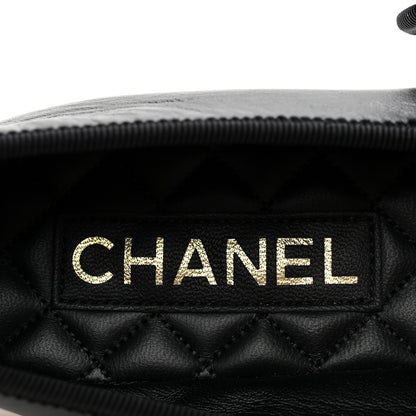 Chanel Lambskin Mary Jane Flats 39 Black 8 of 10