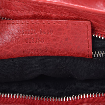 Balenciaga Agneau Giant 12 Silver Hardware City Coquelicot 7 of 8