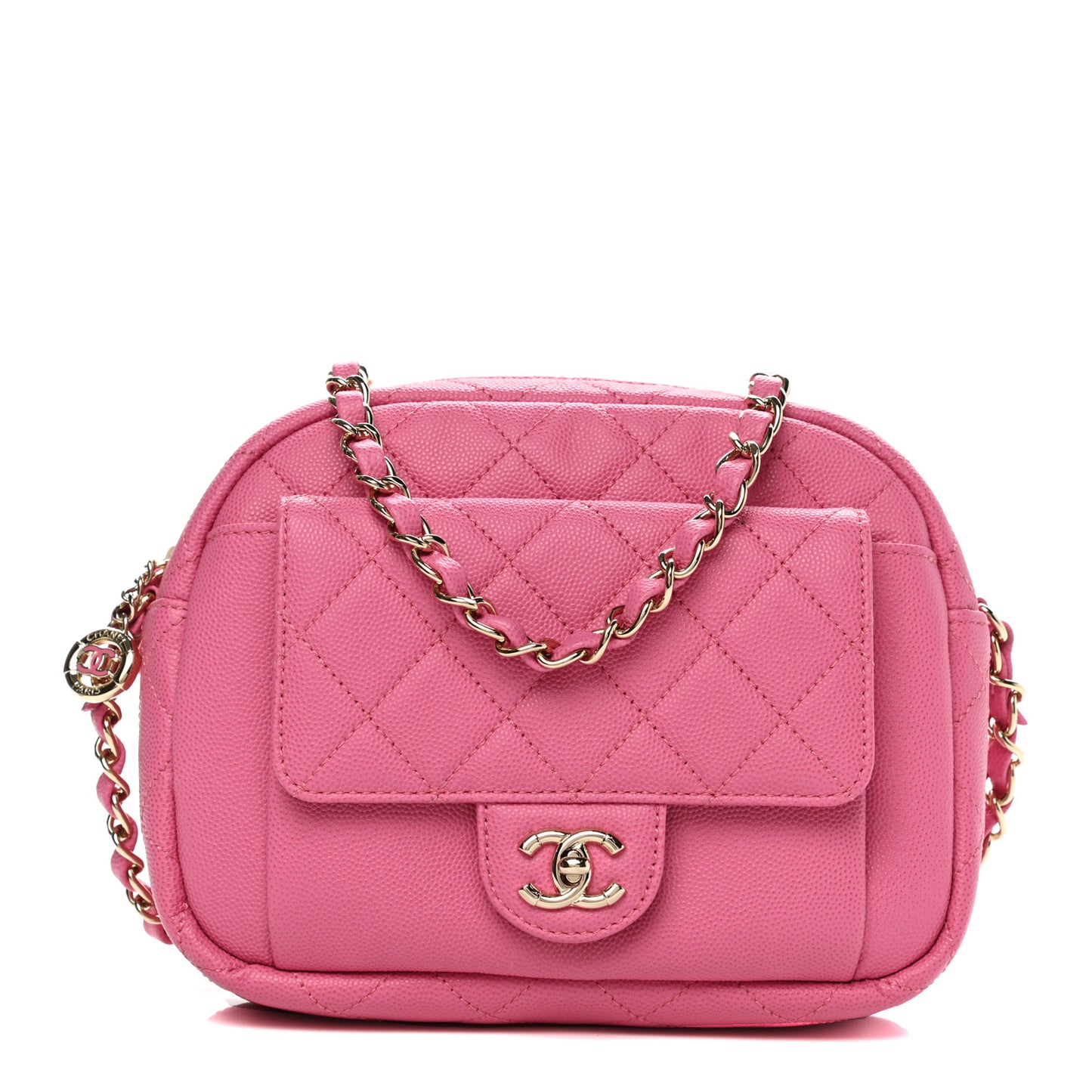 Caviar Quilted CC Day Camera Case Pink