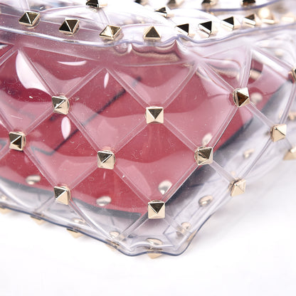 Valentino Garavani PVC Medium Rockstud Spike Shoulder Bag 8 of 8