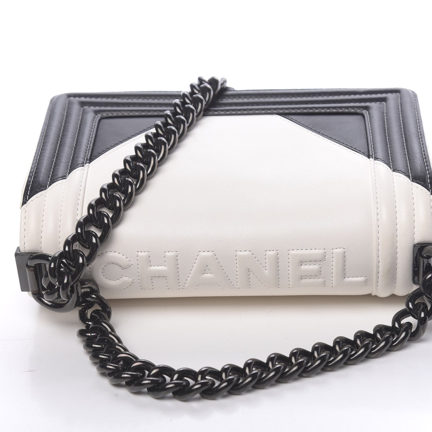Chanel Lambskin Small Boy Flap So Black 10 of 10