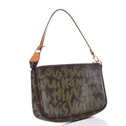 Louis Vuitton Monogram Graffiti Pochette Accessories Kaki 3 of 10