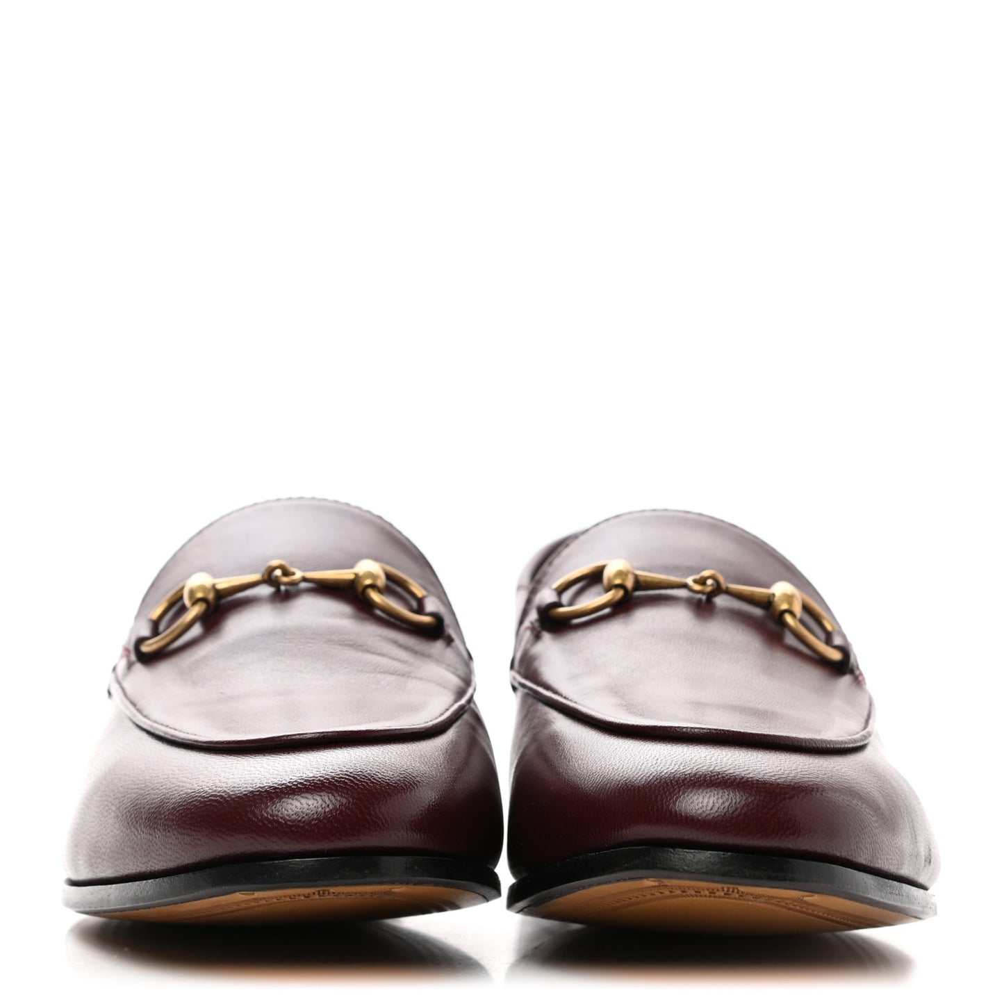 Lambskin Womens Brixton Horsebit Loafers 37 Vintage Bordeaux