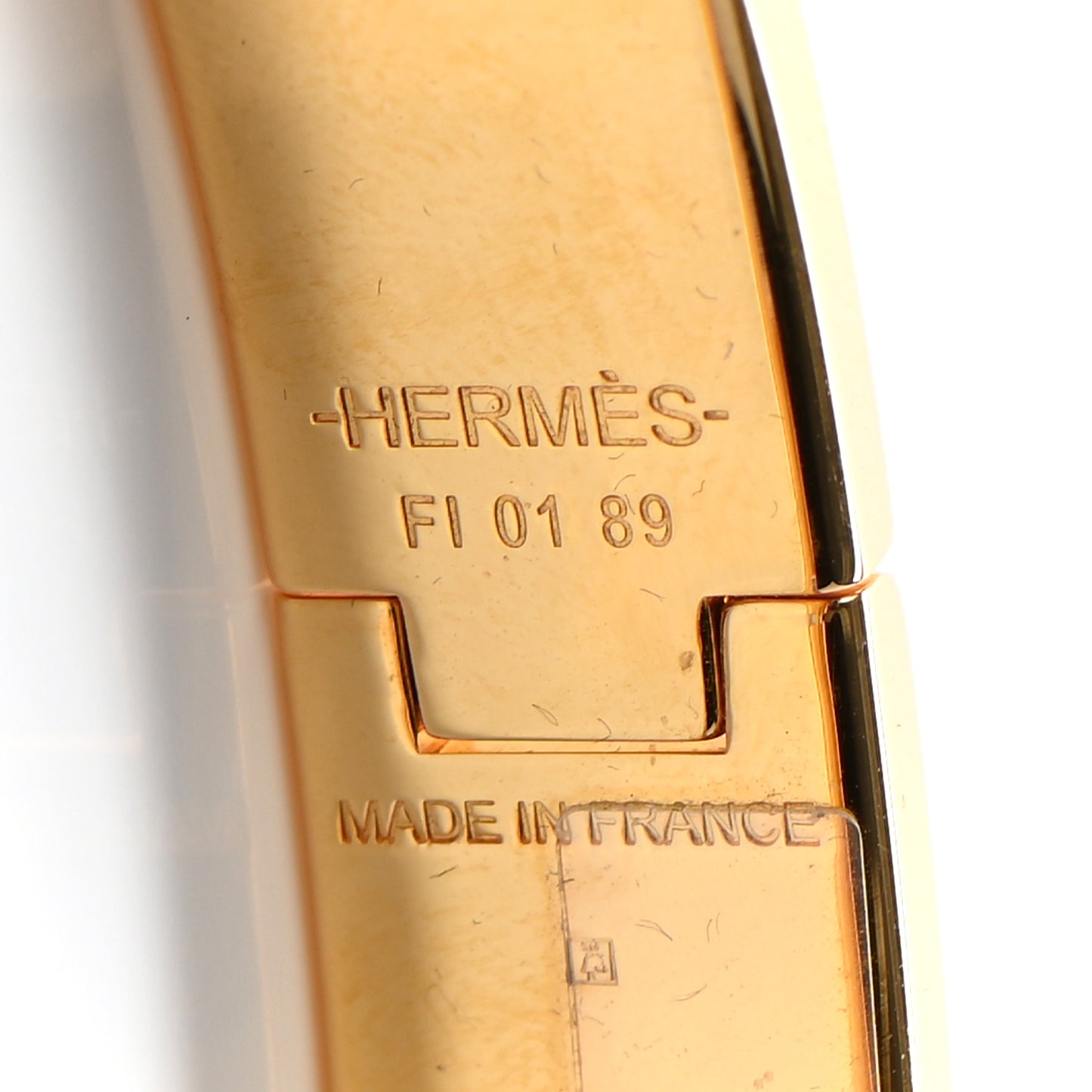 Matte Enamel Narrow Clic Clac HH Bracelet GM Rouge H
