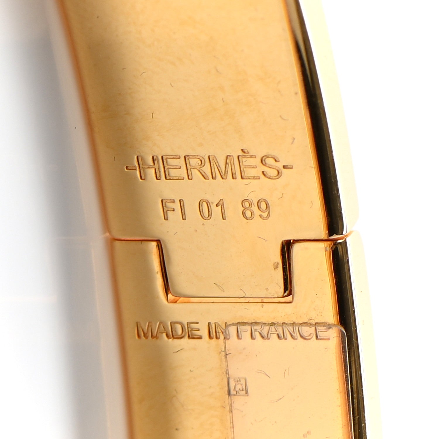 Hermes Matte Enamel Narrow Clic Clac HH Bracelet GM Rouge H 5 of 6
