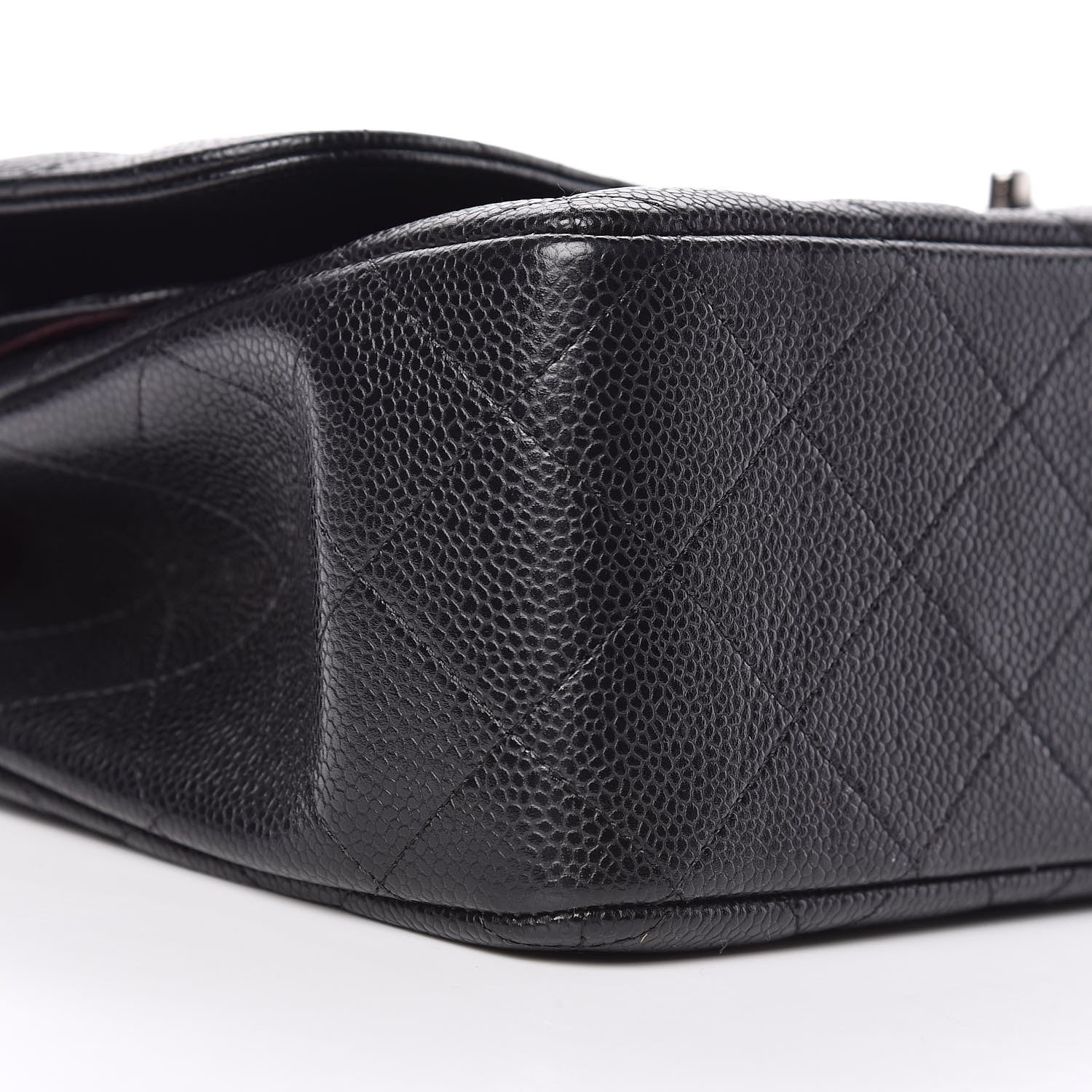 Chanel Caviar Quilted Jumbo Double Flap Black 8 of 9