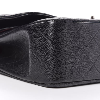 Chanel Caviar Quilted Jumbo Double Flap Black 8 of 9