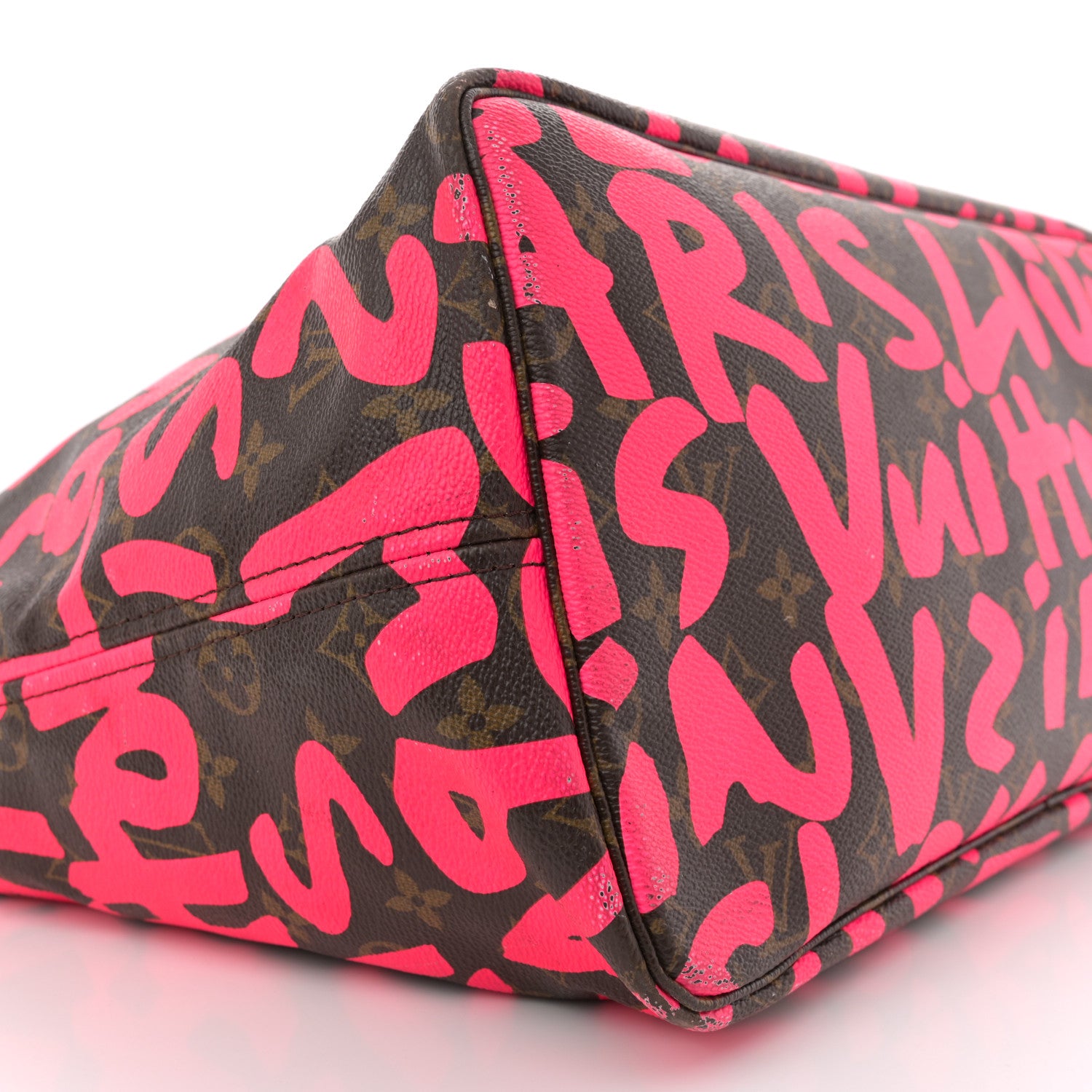 Louis Vuitton Monogram Graffiti Neverfull GM Fuchsia 8 of 17