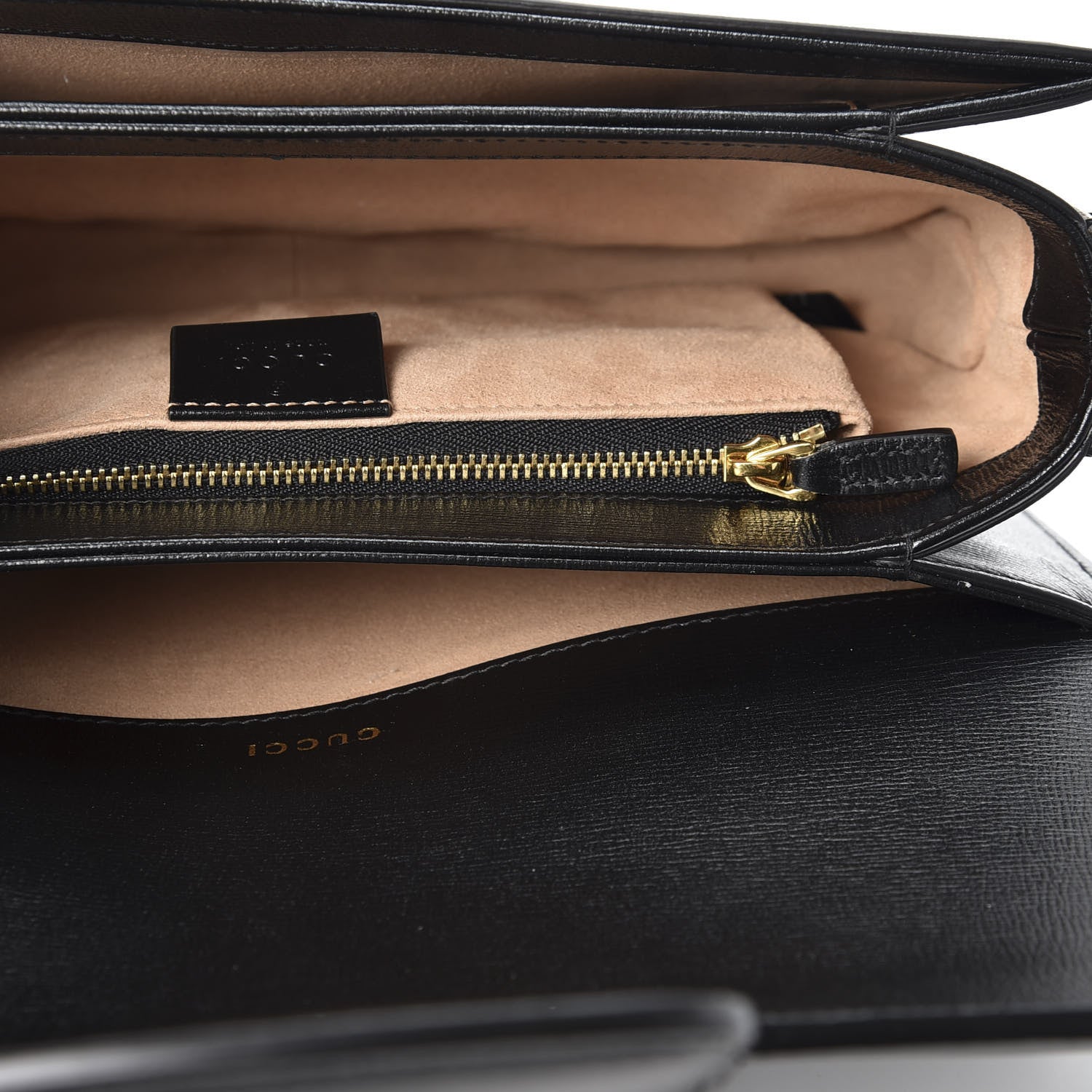 Gucci Azalea Calfskin Horsebit 1955 Shoulder Bag Black 4 of 10