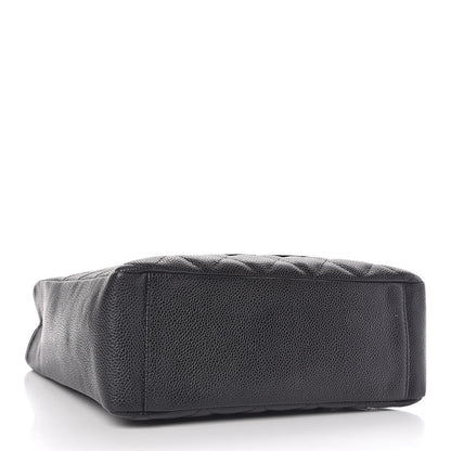 Chanel Caviar Quilted Petit Shopping Tote PST Black 4 of 10