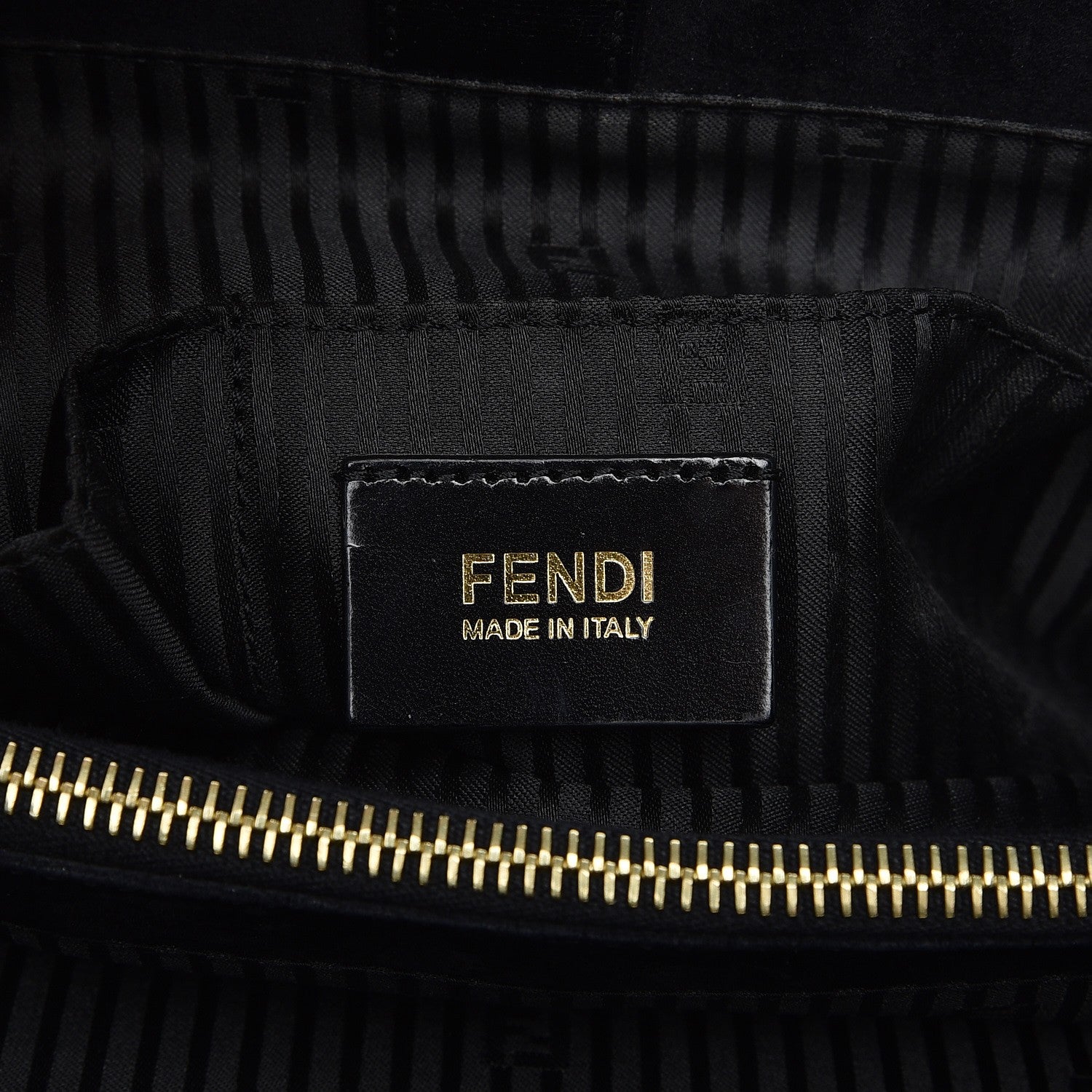 Fendi Vitello Elite Regular 2Jours Tote Black 7 of 11