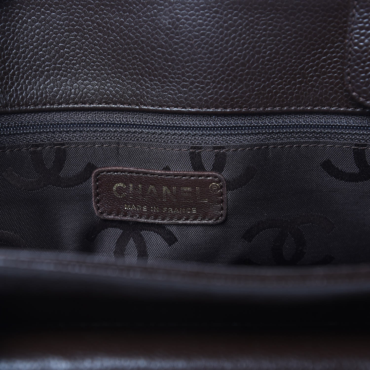 Chanel Caviar Shopper Tote Brown 7 of 15