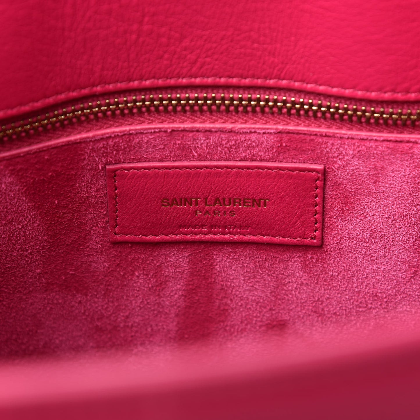 Calfskin Small Sac De Jour Lipstick Fuchsia