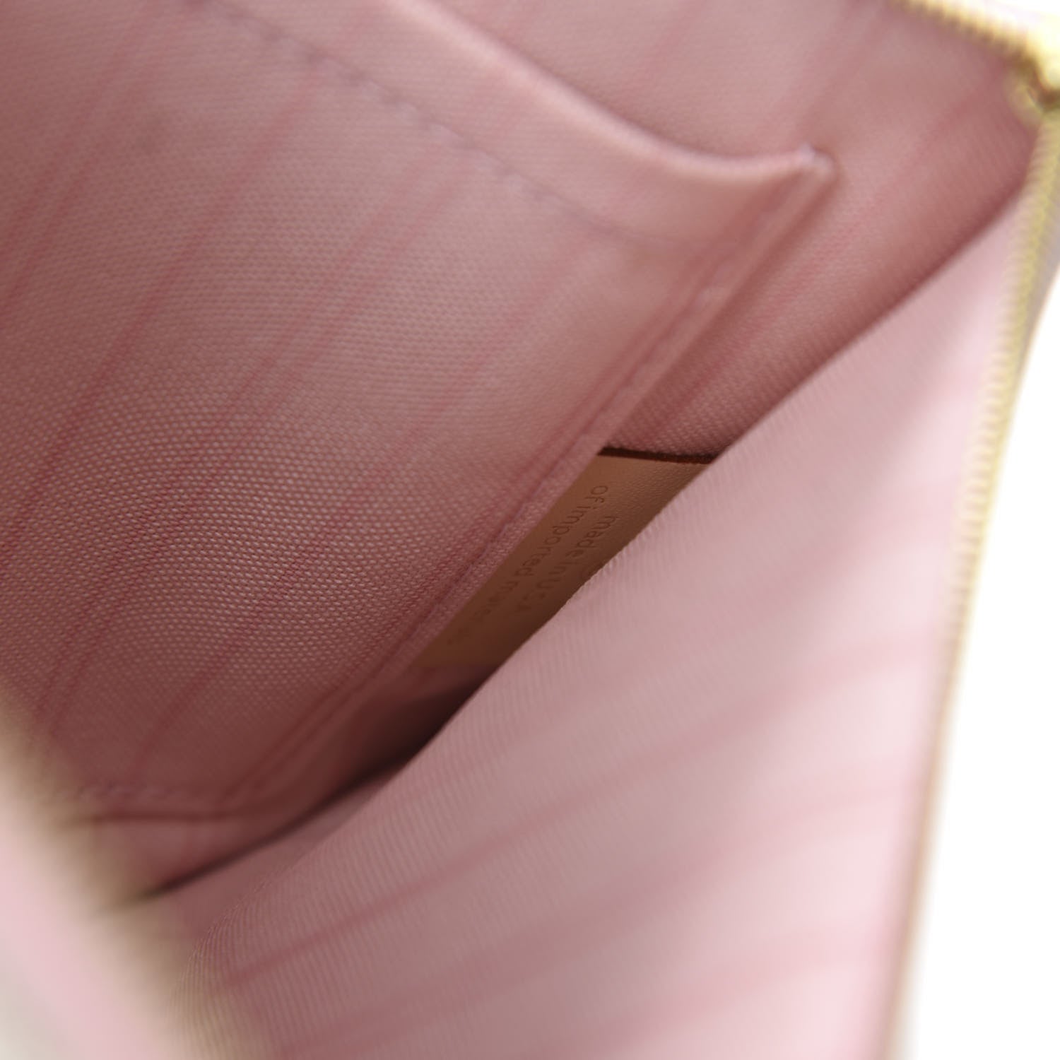 Louis Vuitton Damier Azur Neverfull MM GM Pochette Rose Ballerine 7 of 8