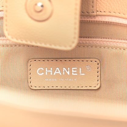 Chanel Calfskin Cerf Executive Shopper Tote Beige 7 of 11