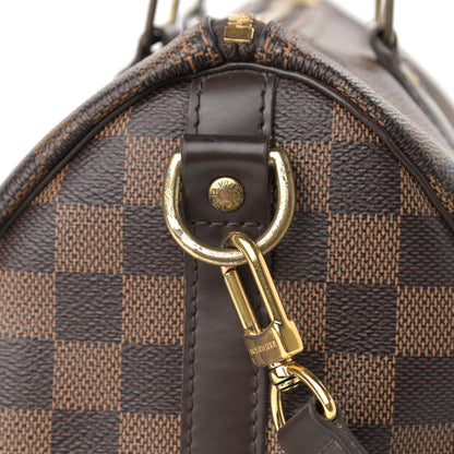 Louis Vuitton Damier Ebene Speedy Bandouliere 25 14 of 15