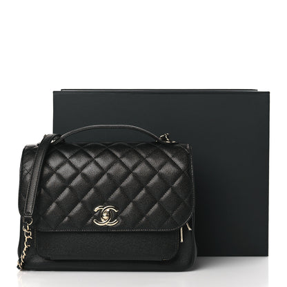 Chanel Caviar Quilted Large Business Affinity Flap Black 11 of 11