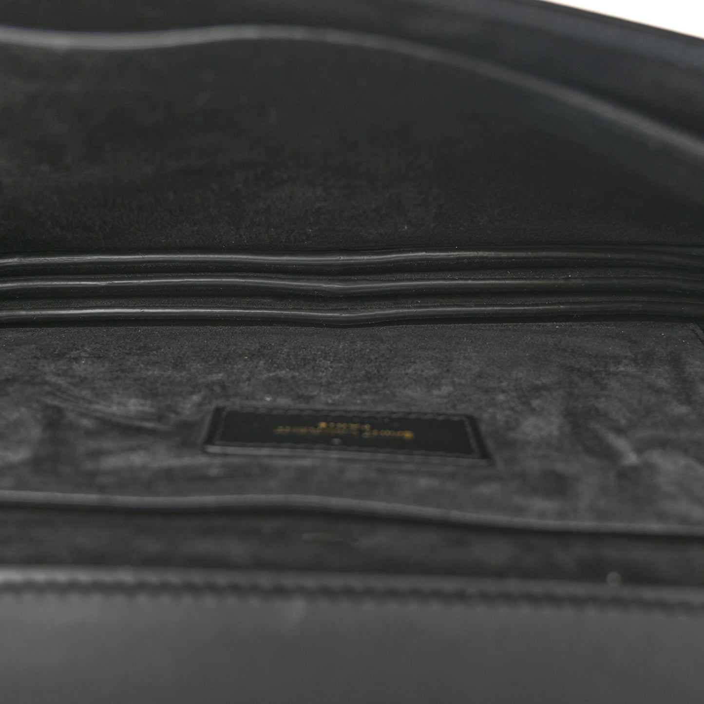 Smooth Calfskin Shoulder Bag Black
