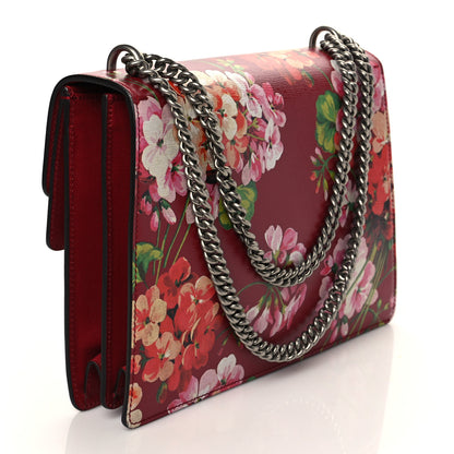 Gucci Calfskin Blooms Print Medium Dionysus Shoulder Bag Romantic Cherry Multicolor 2 of 9