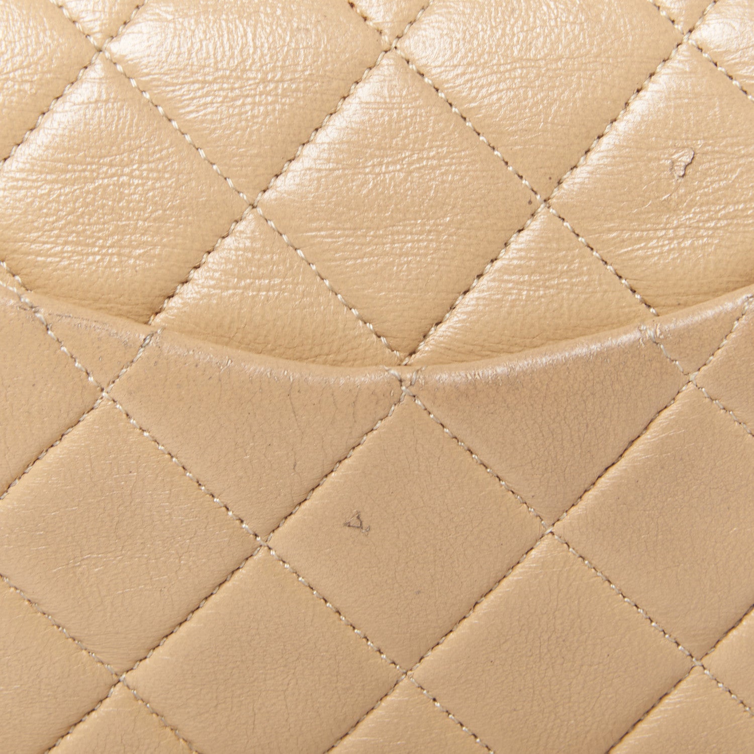 Chanel Lambskin Quilted Small Double Flap Beige 11 of 12