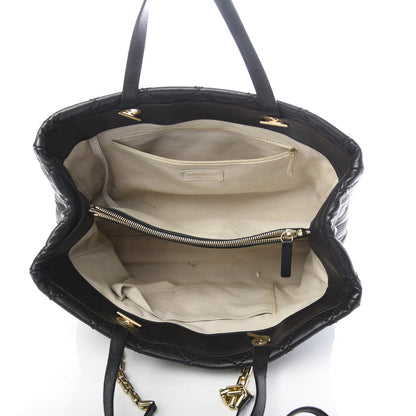 Chanel Calfskin Quilted Retro Chain Tote Black 5 of 16