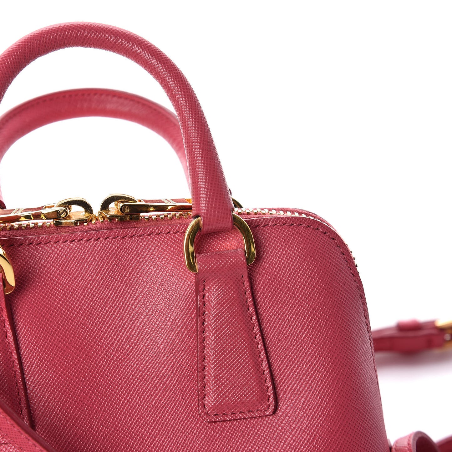 Saffiano Lux Mini Promenade Tote Peonia