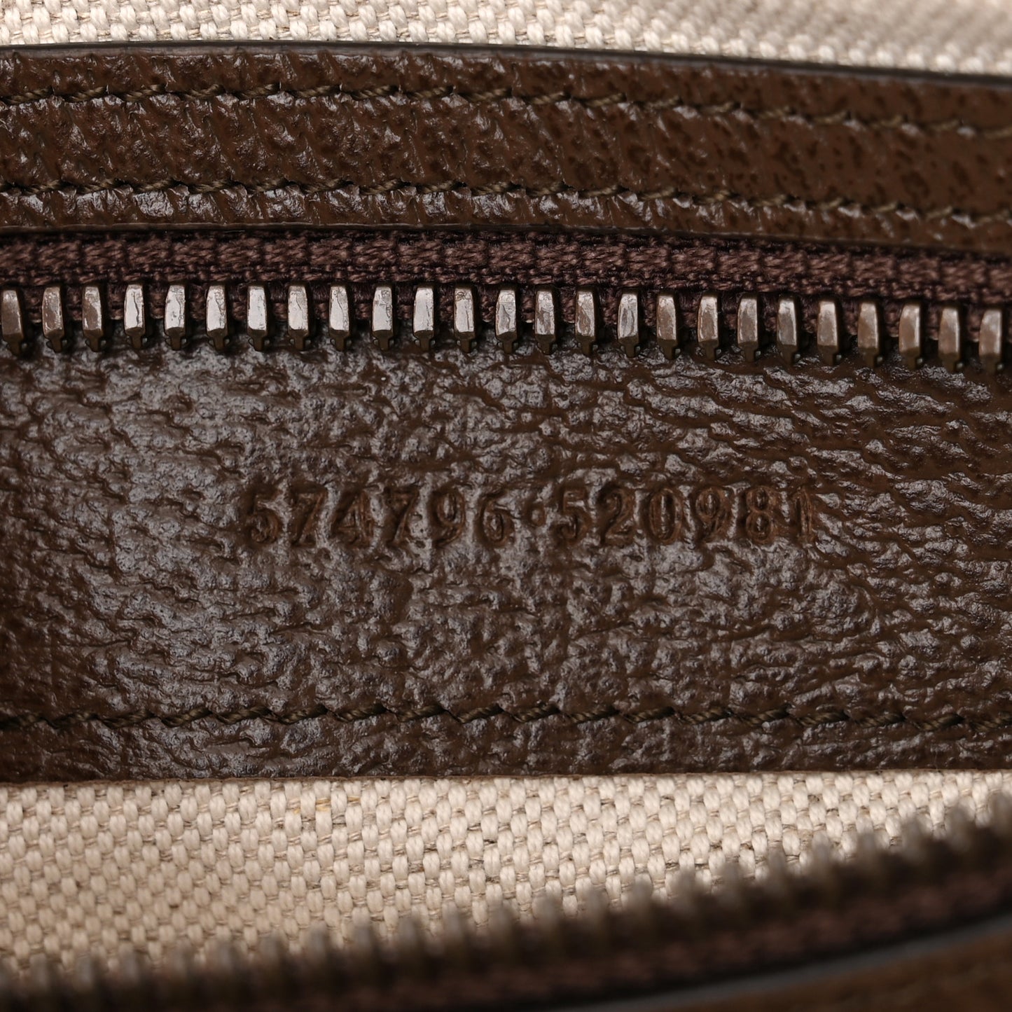 Soft GG Supreme Monogram Medium Ophidia Belt Bag Dark Brown