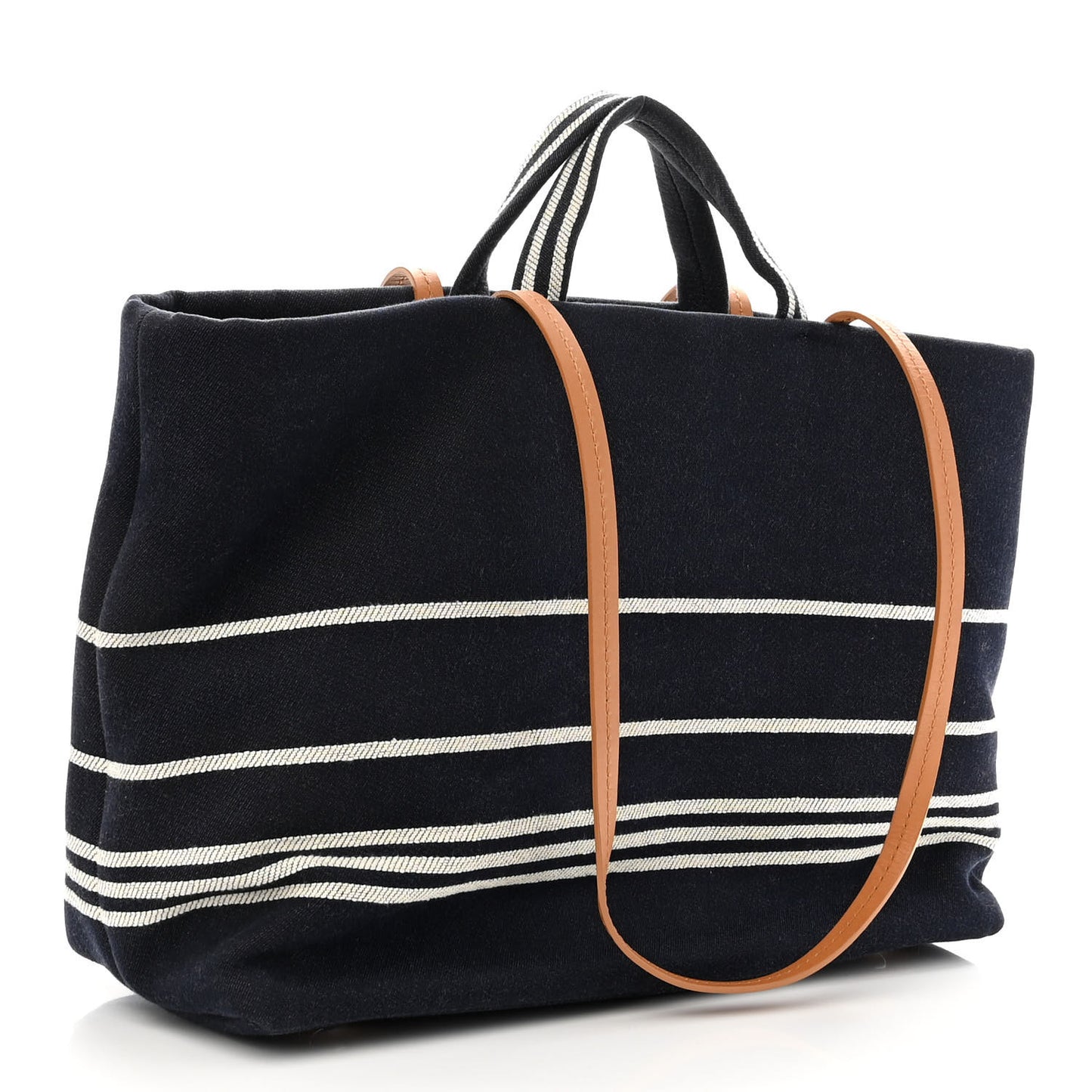 Denim Large Shopping Tote Blue