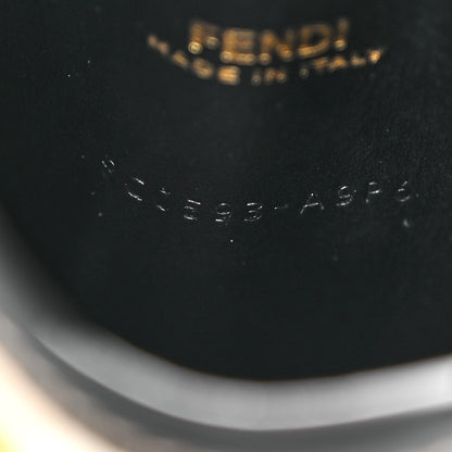 Fendi Calfskin Canvas Multi Accessory Belt Beige Black 8 of 12
