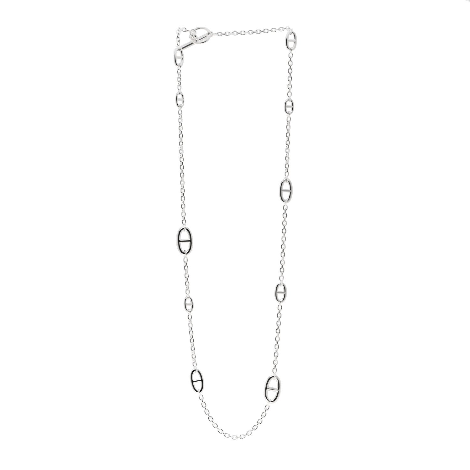 Hermes Sterling Silver Farandole Necklace 80 3 of 4