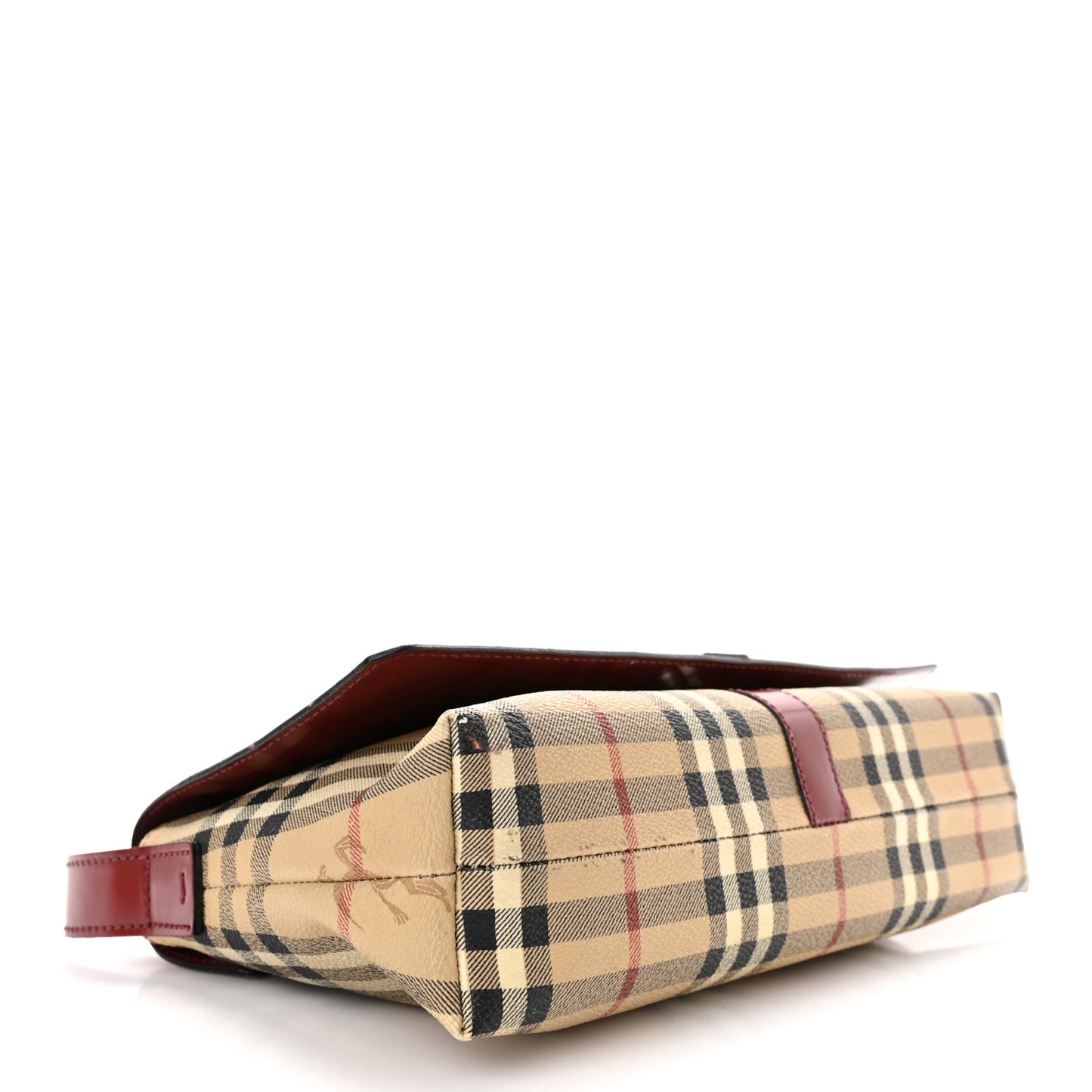 Haymarket Check Shoulder Bag Military Red