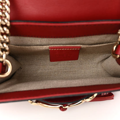 Gucci Soft Microguccissima Mini Emily Chain Shoulder Bag Rosso 6 of 12