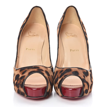Christian Louboutin Calf Hair Leopard Very Prive 120 Pumps 40 2 of 8
