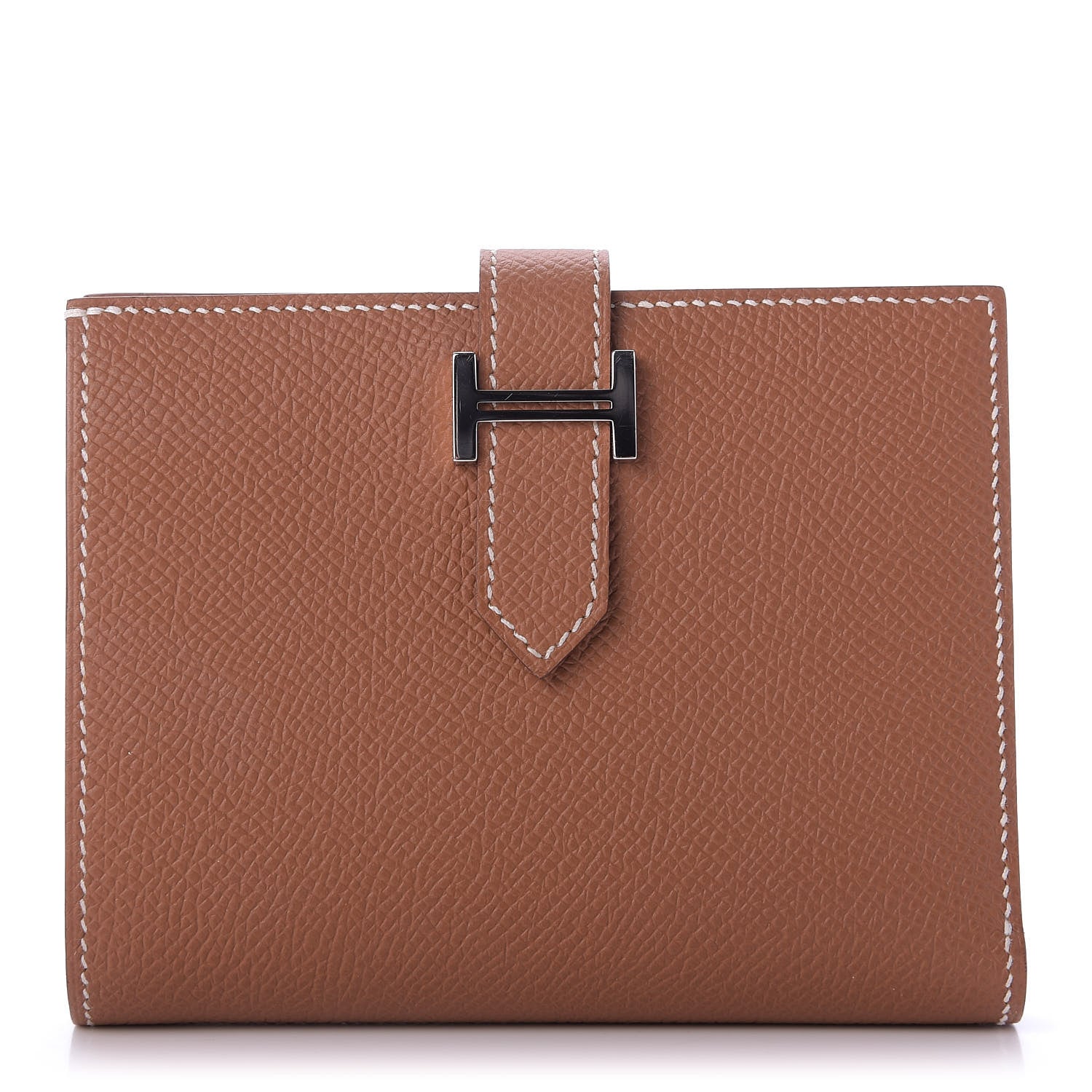 Hermes Epsom Bearn Compact Wallet Gold 1 of 9