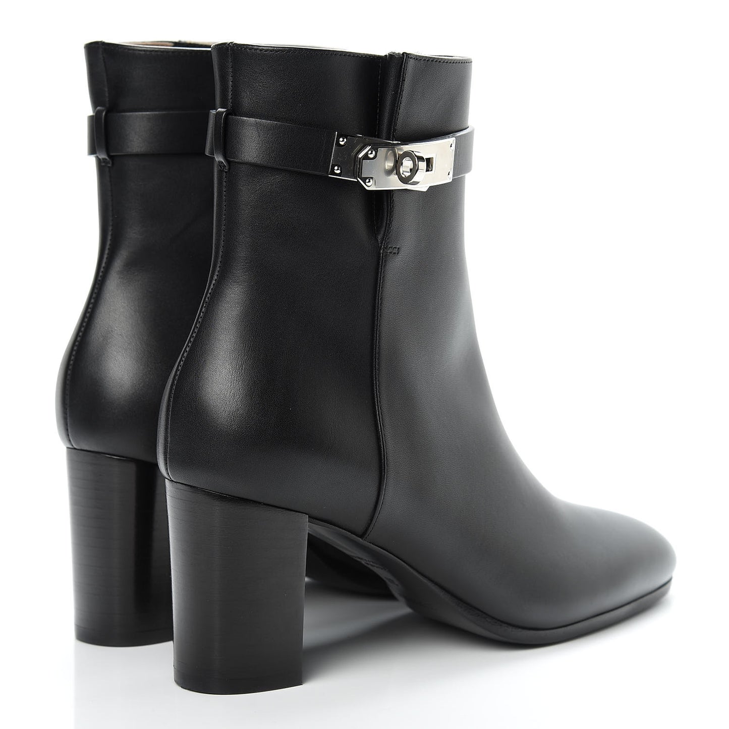 Calfskin Saint Germain Ankle Boots 38 Black