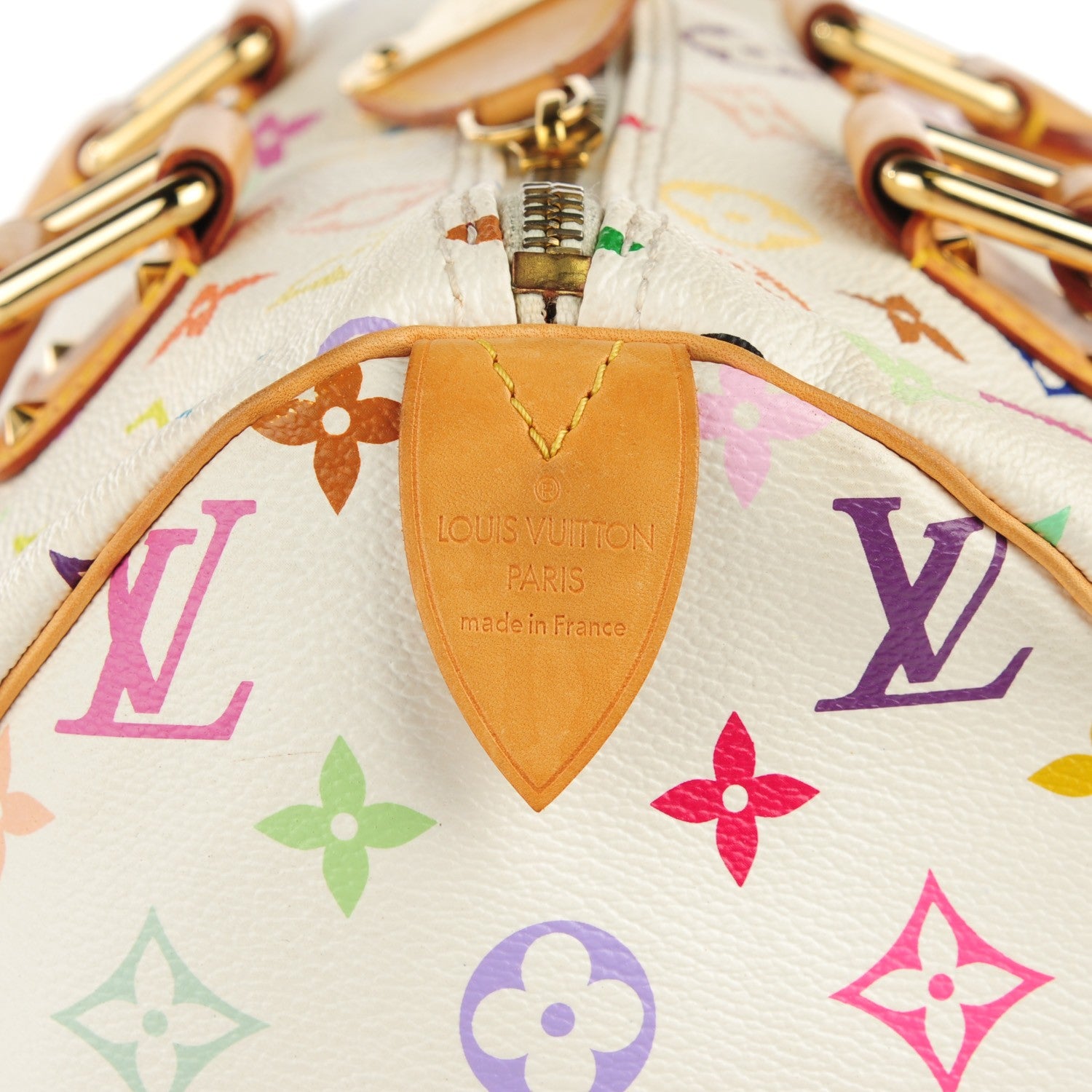 Louis Vuitton Monogram Multicolor Speedy 30 White 6 of 7