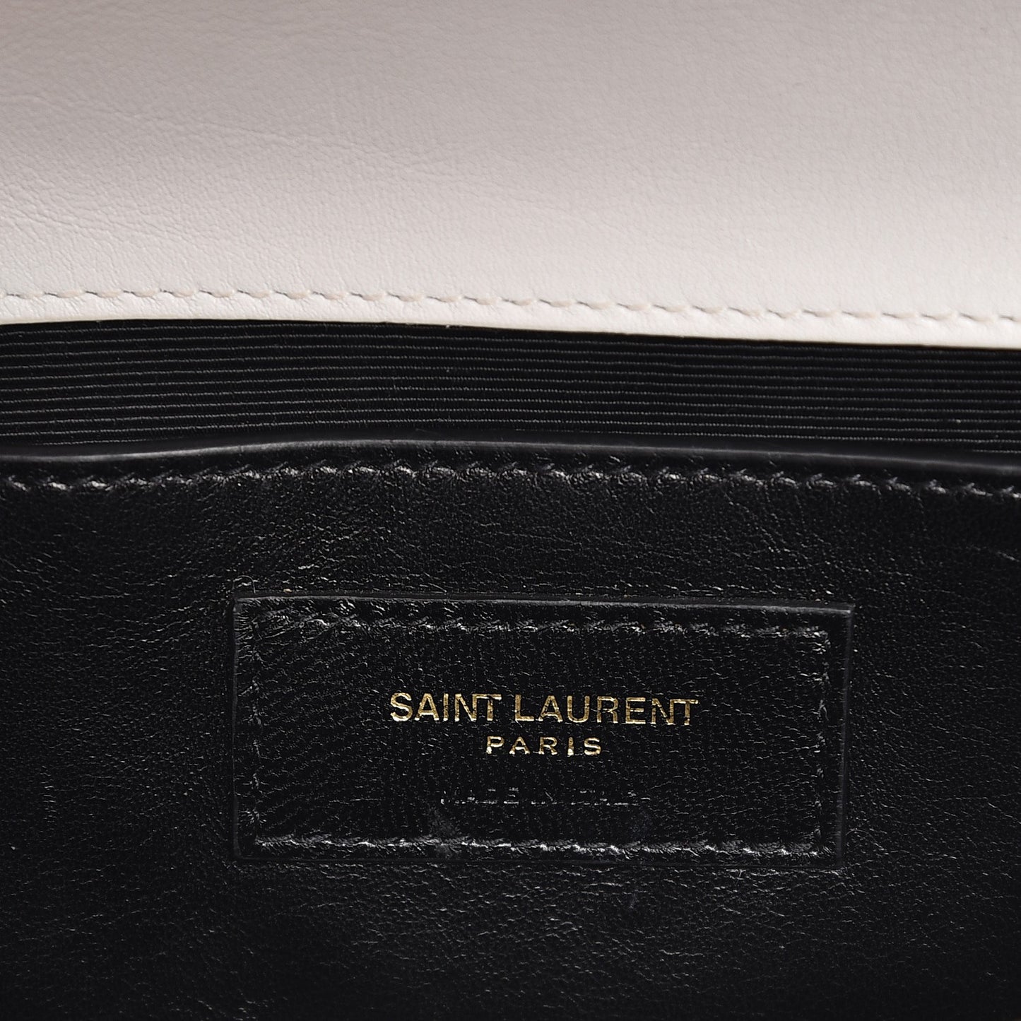 Smooth Calfskin Medium Braided Monogram Kate Satchel Blanc Craie