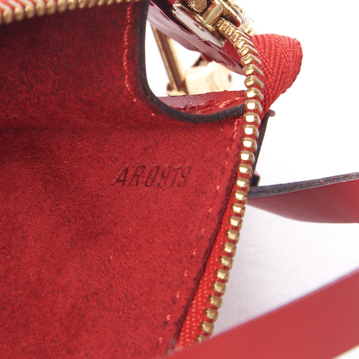 Epi Pochette Accessories 24 Castillan Red