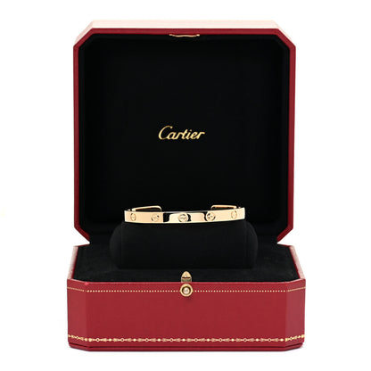 Cartier 18K Yellow Gold LOVE Cuff Bracelet 18 5 of 5