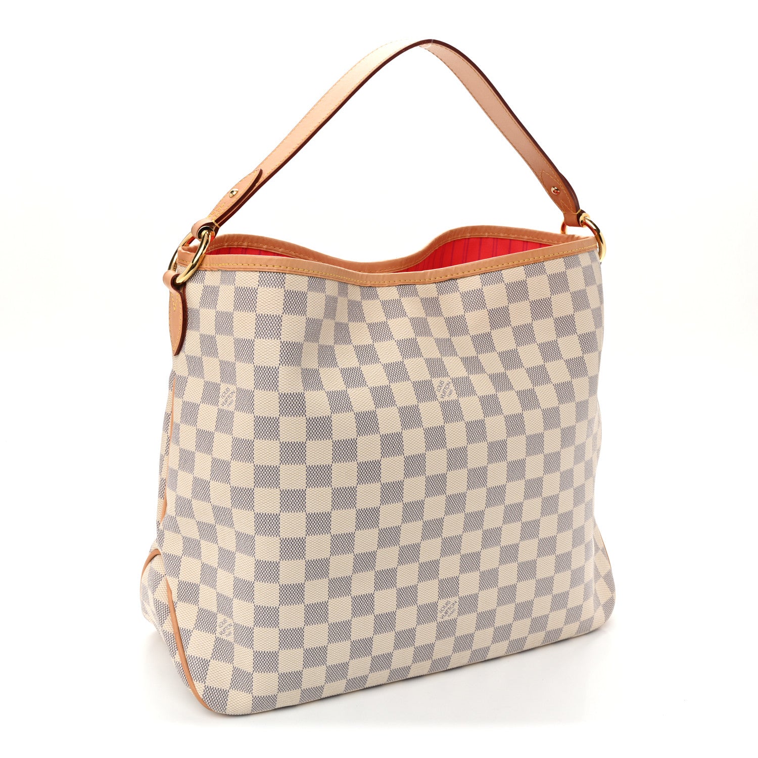 Louis Vuitton Damier Azur Delightful MM Pink 3 of 9