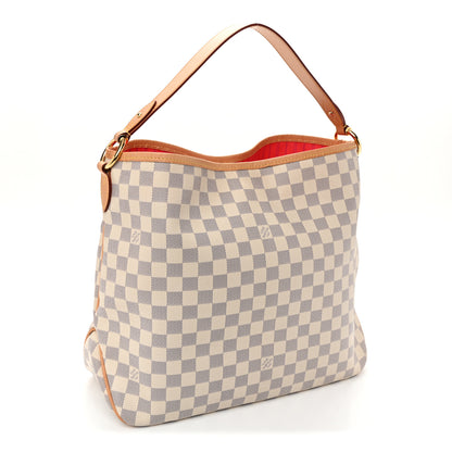Louis Vuitton Damier Azur Delightful MM Pink 3 of 9