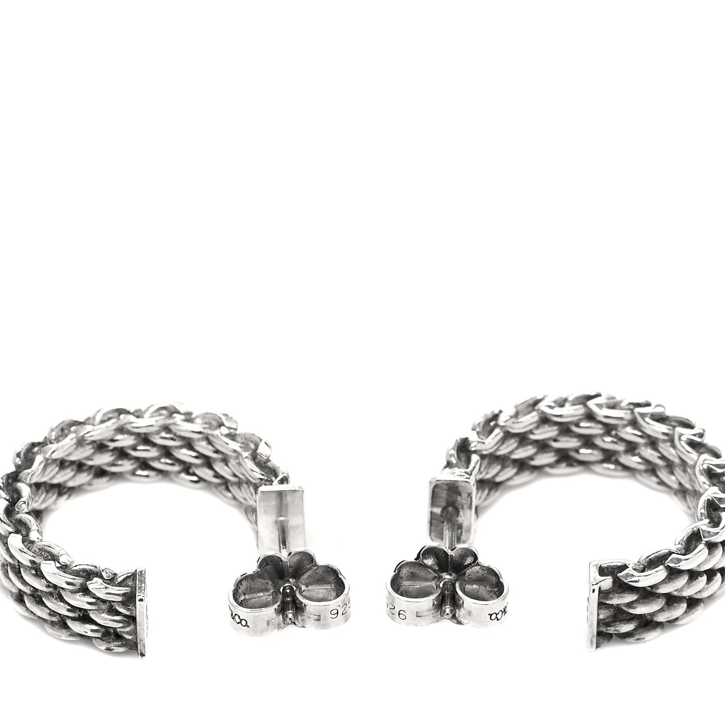 Sterling Silver Small Somerset Hoop Earrings