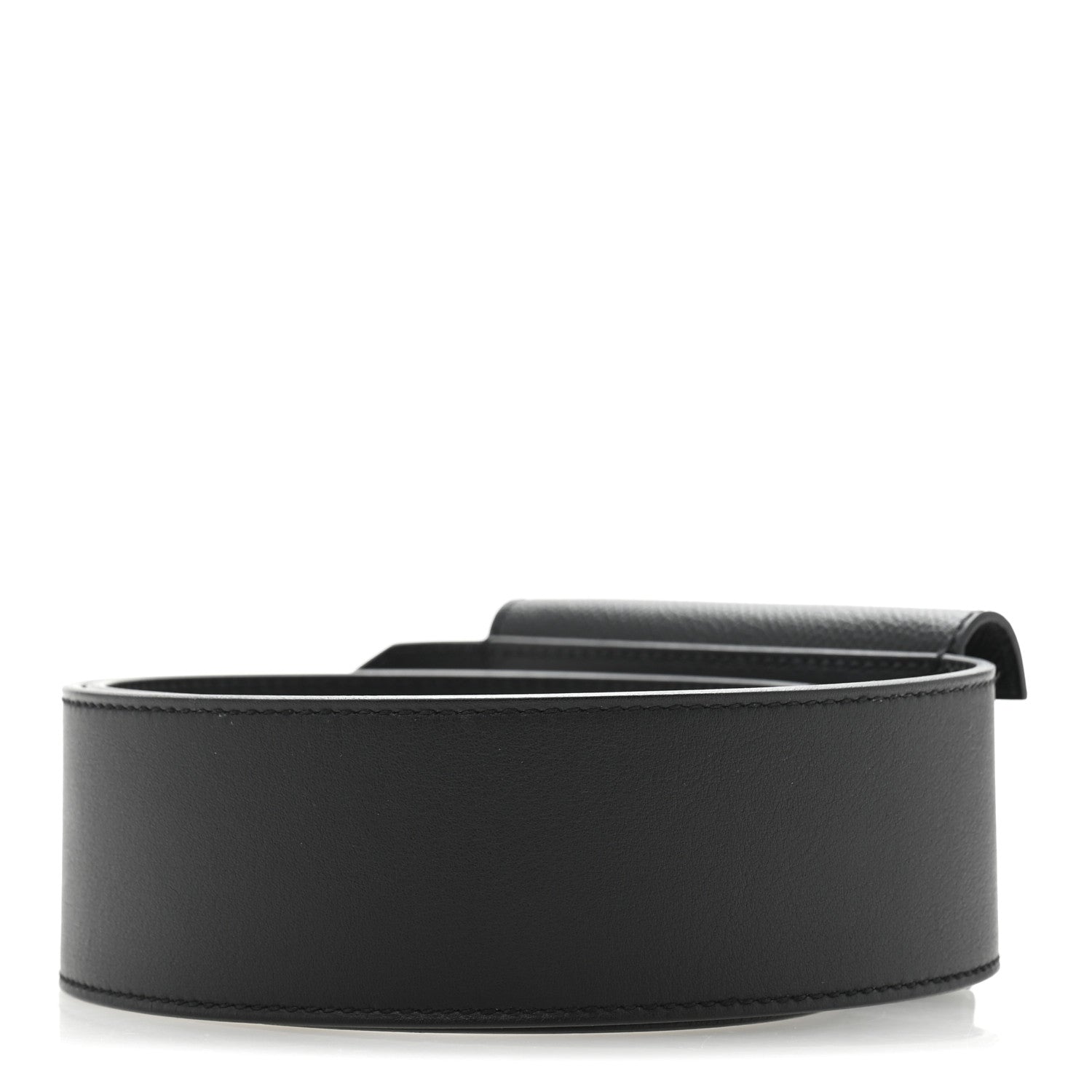 Hermes Swift Epsom Pocket Kelly Shoulder Strap Black 2 of 9