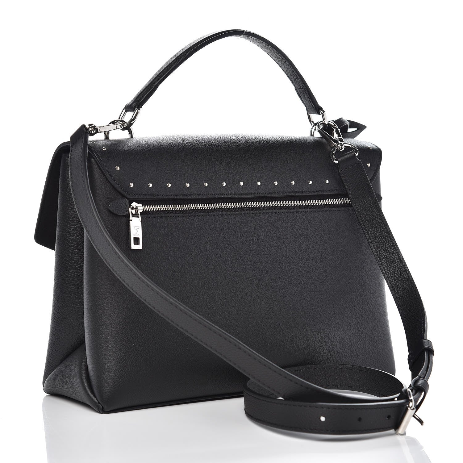 Louis Vuitton Soft Calfskin My Lockme Studs Black 3 of 7