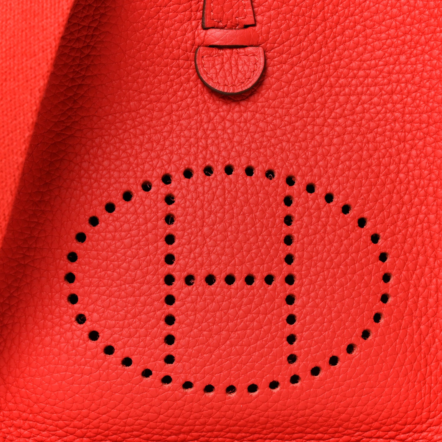 Hermes Taurillon Clemence Evelyne TPM Rouge De Coeur 9 of 11