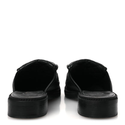 Chanel Lambskin Quilted CC Turnlock Mules 36.5 Black 6 of 10