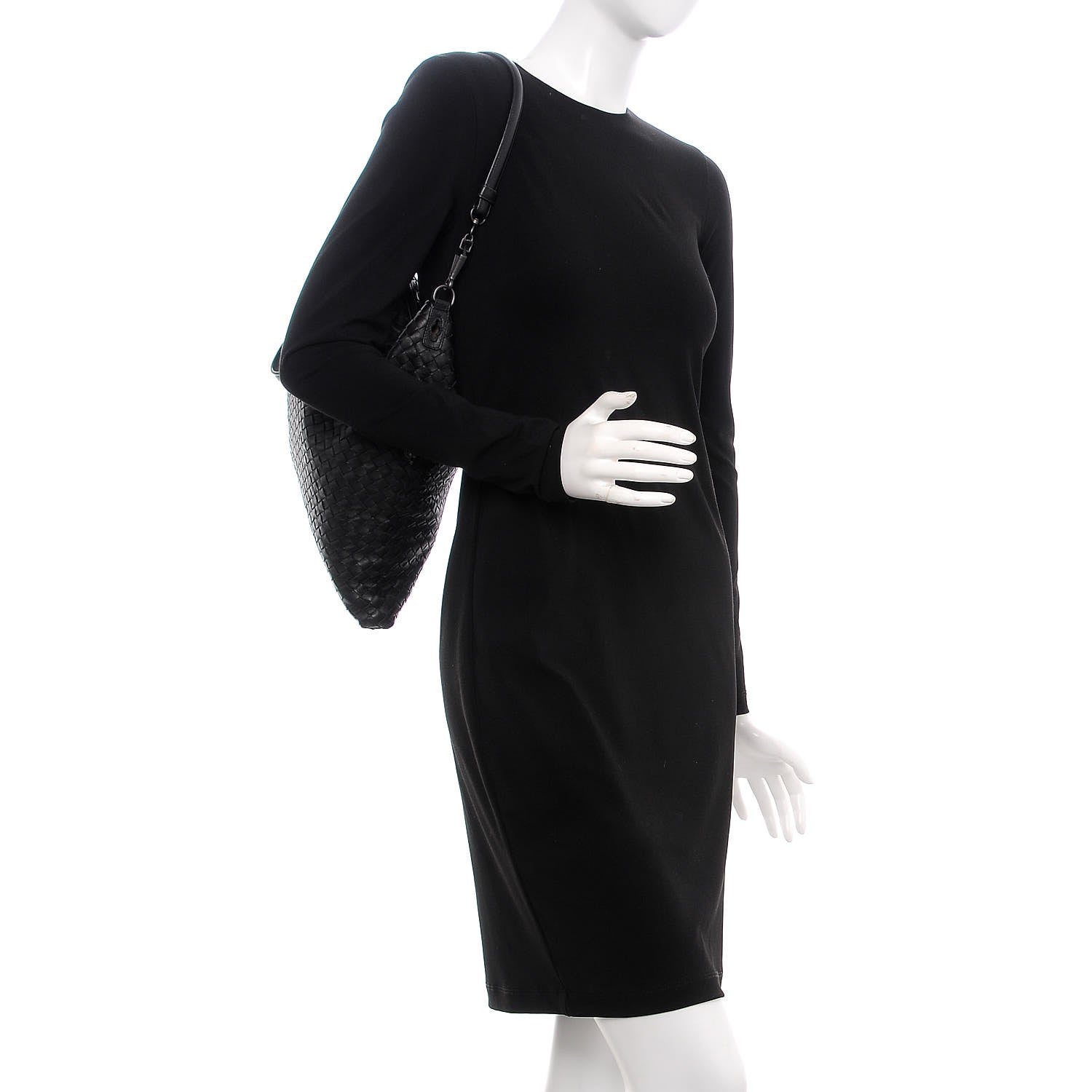 Bottega Veneta Nappa Intrecciato Medium Convertible Tote Black 11 of 19