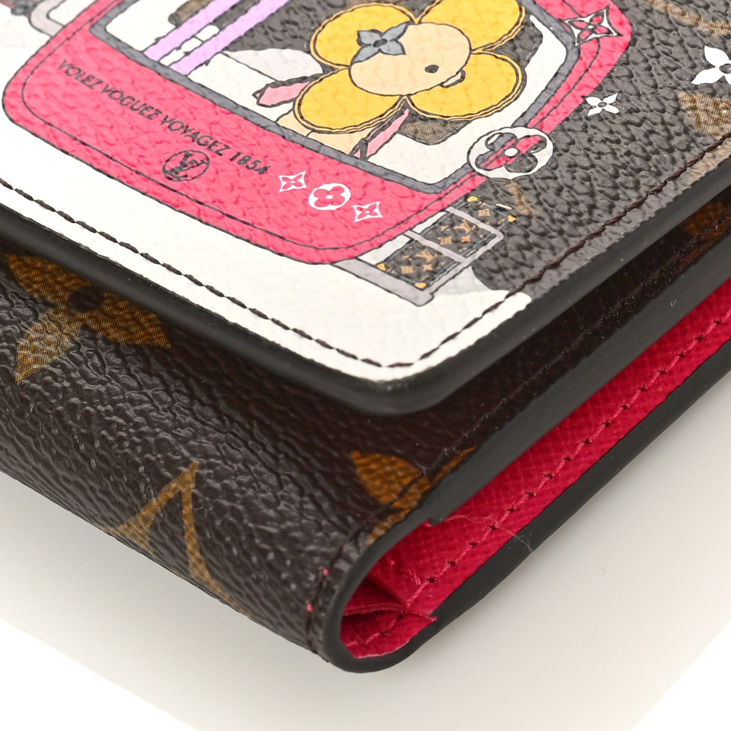 Monogram 2019 Christmas Animation Victorine Wallet Fuchsia