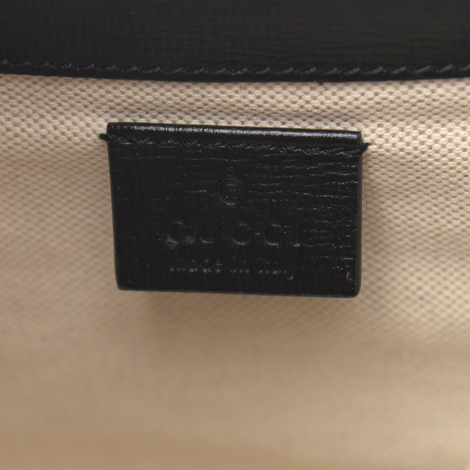 Gucci Textured Calfskin Mini Horsebit 1955 Foldover Top Handle Bag Black 6 of 10